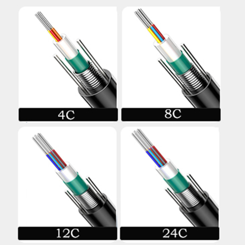 Different fiber count of gytw cables